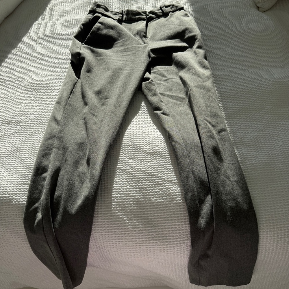 Gray Casual Pants